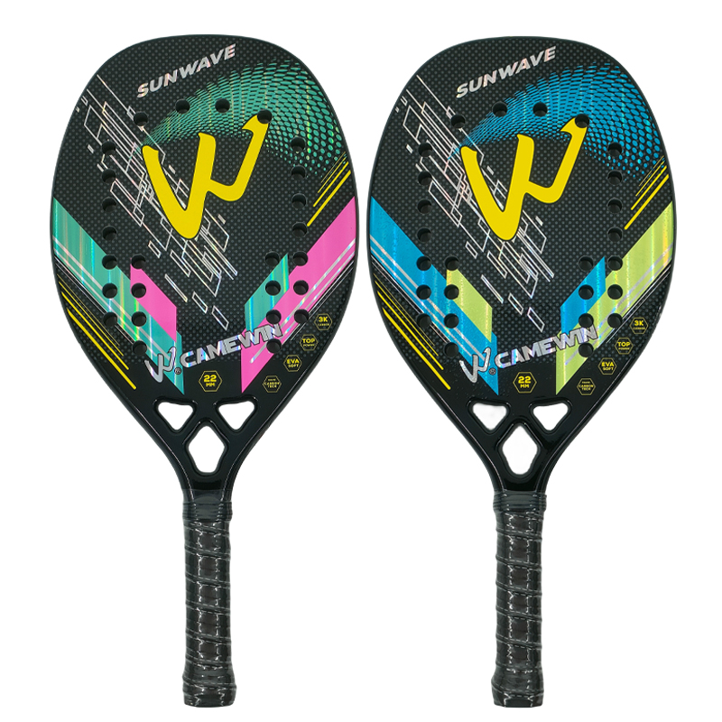Li Ning Racket - Camewin 3K Beach Tennis Racket Full