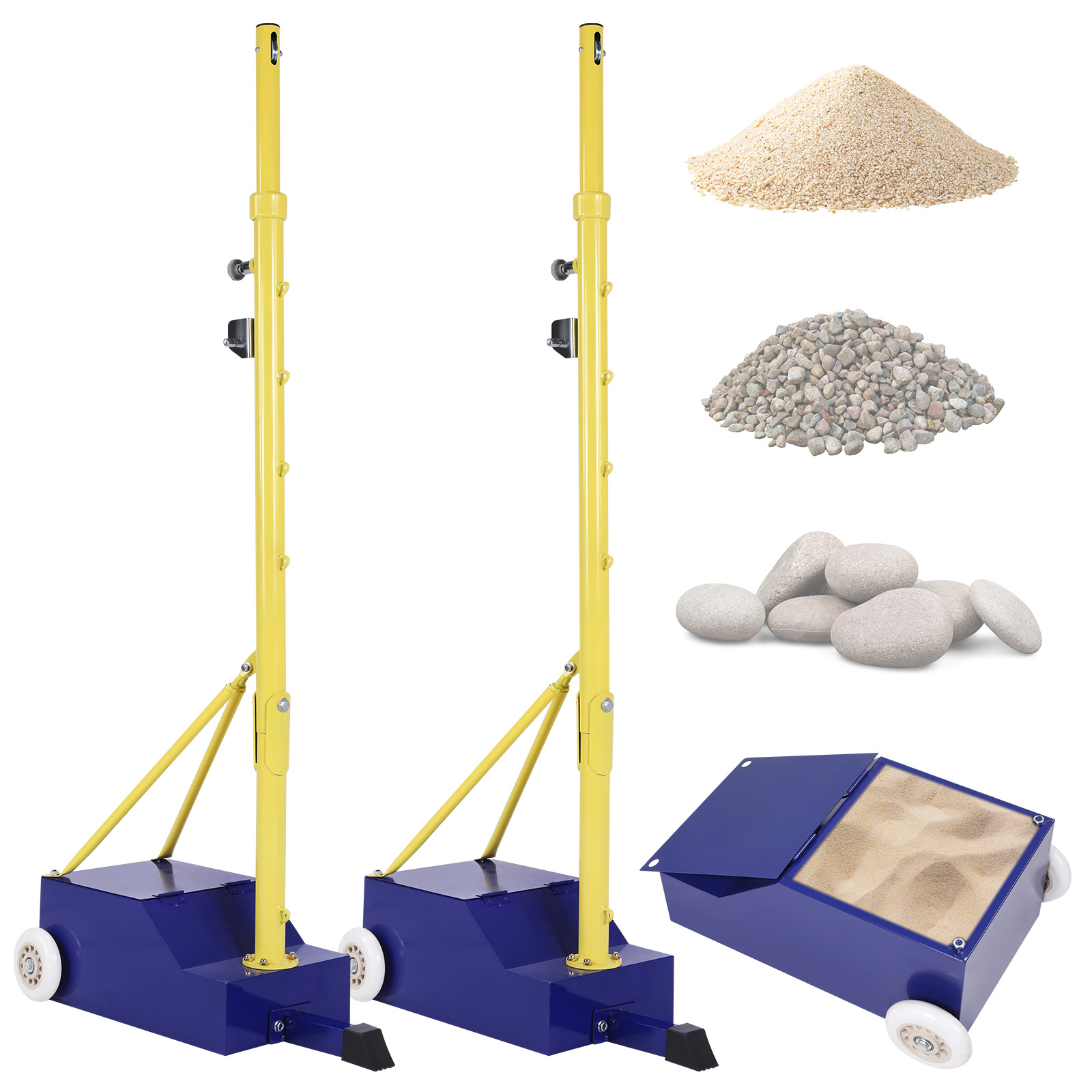 Volleyball Poles Heavy Duty Ba – обзор и цена Badminton Outdoor