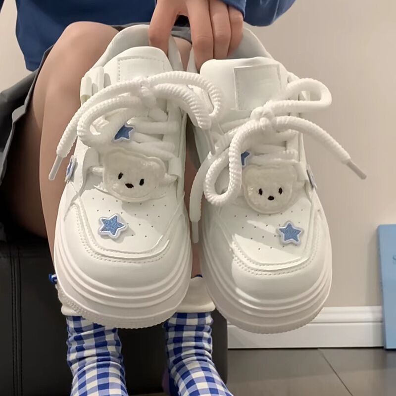 Women Kawaii Blue Platform Sne – обзор и цена Badminton Korea