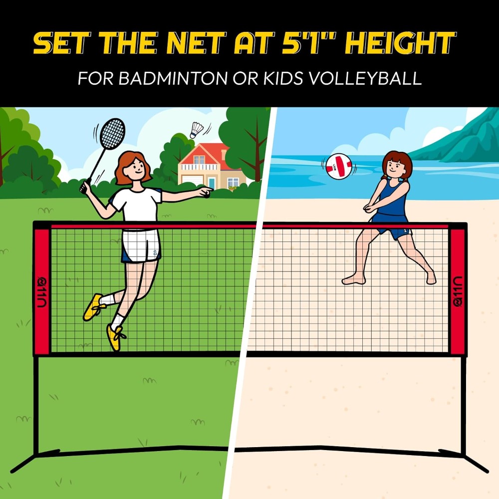 Adjustable Badminton Net - Mul – обзор и цена Badminton Net