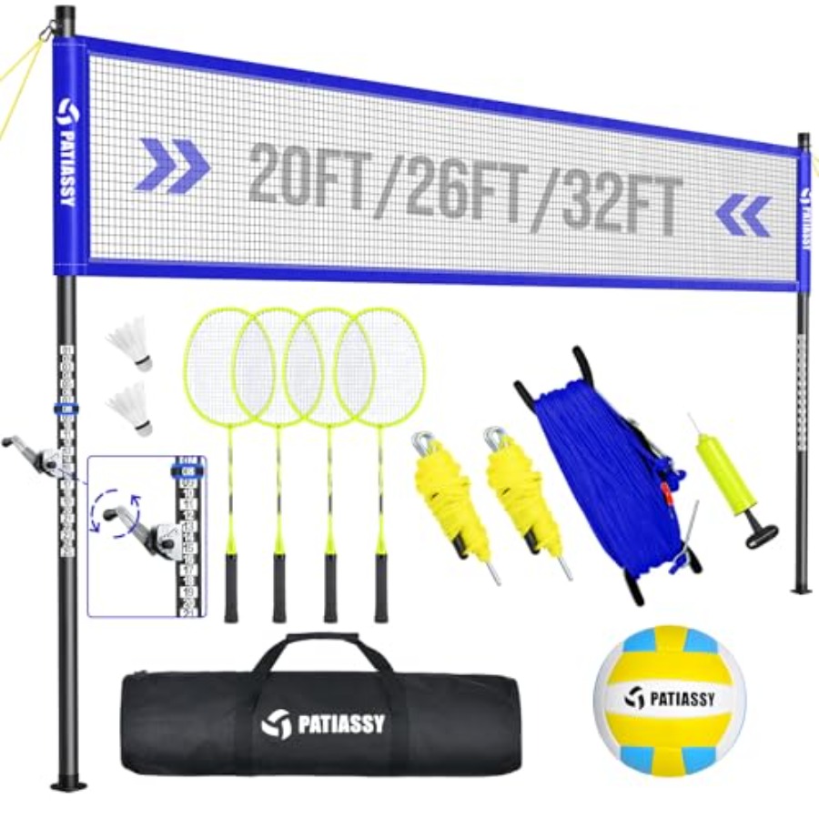Volleyball Badminton Net Set C – обзор и цена Badminton Net