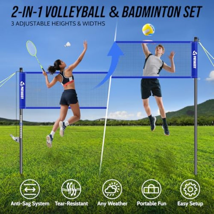 Volleyball Badminton Net Set C – обзор и цена Badminton Net