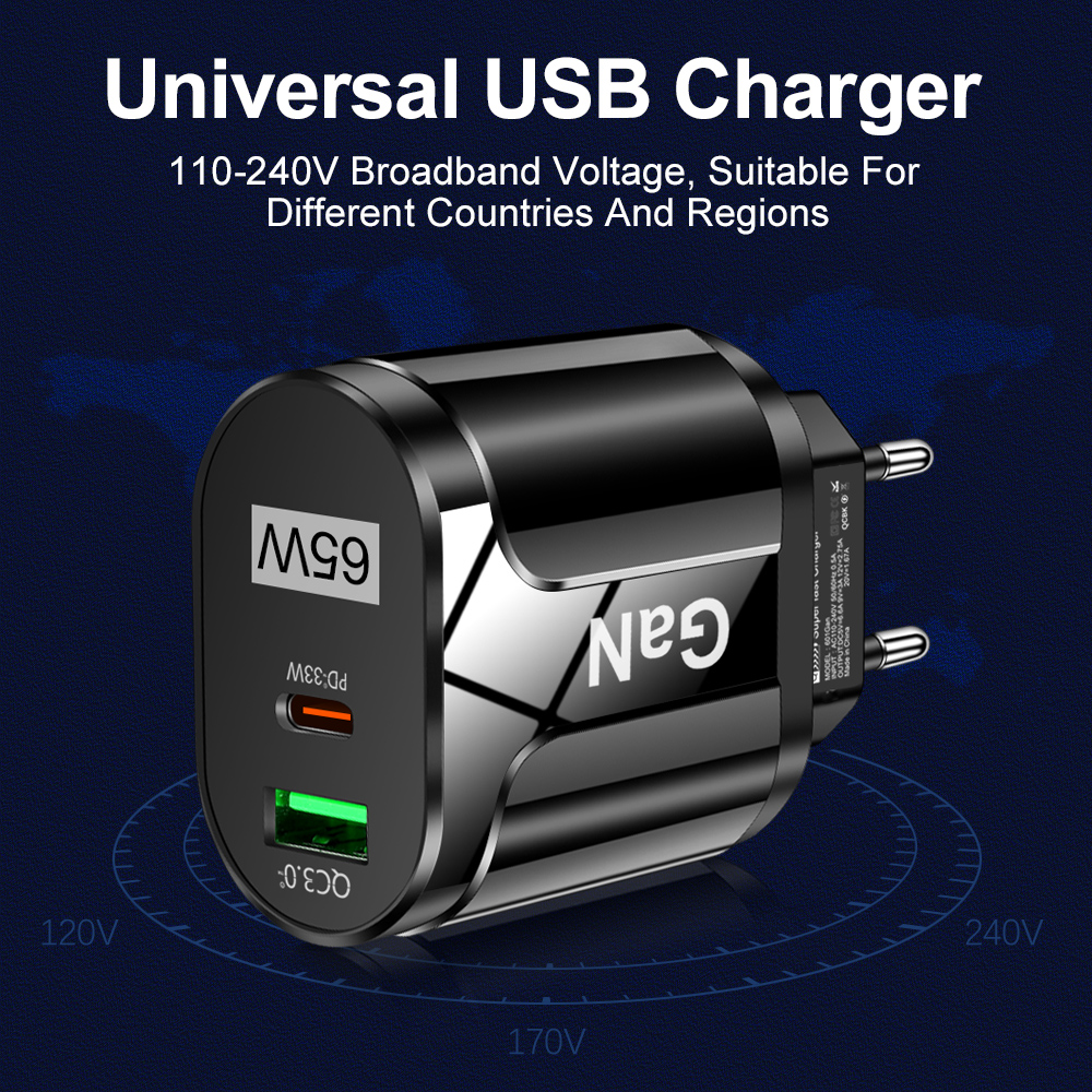 65W GaN USB C Charger Quick Ch – обзор и цена Badminton Korea