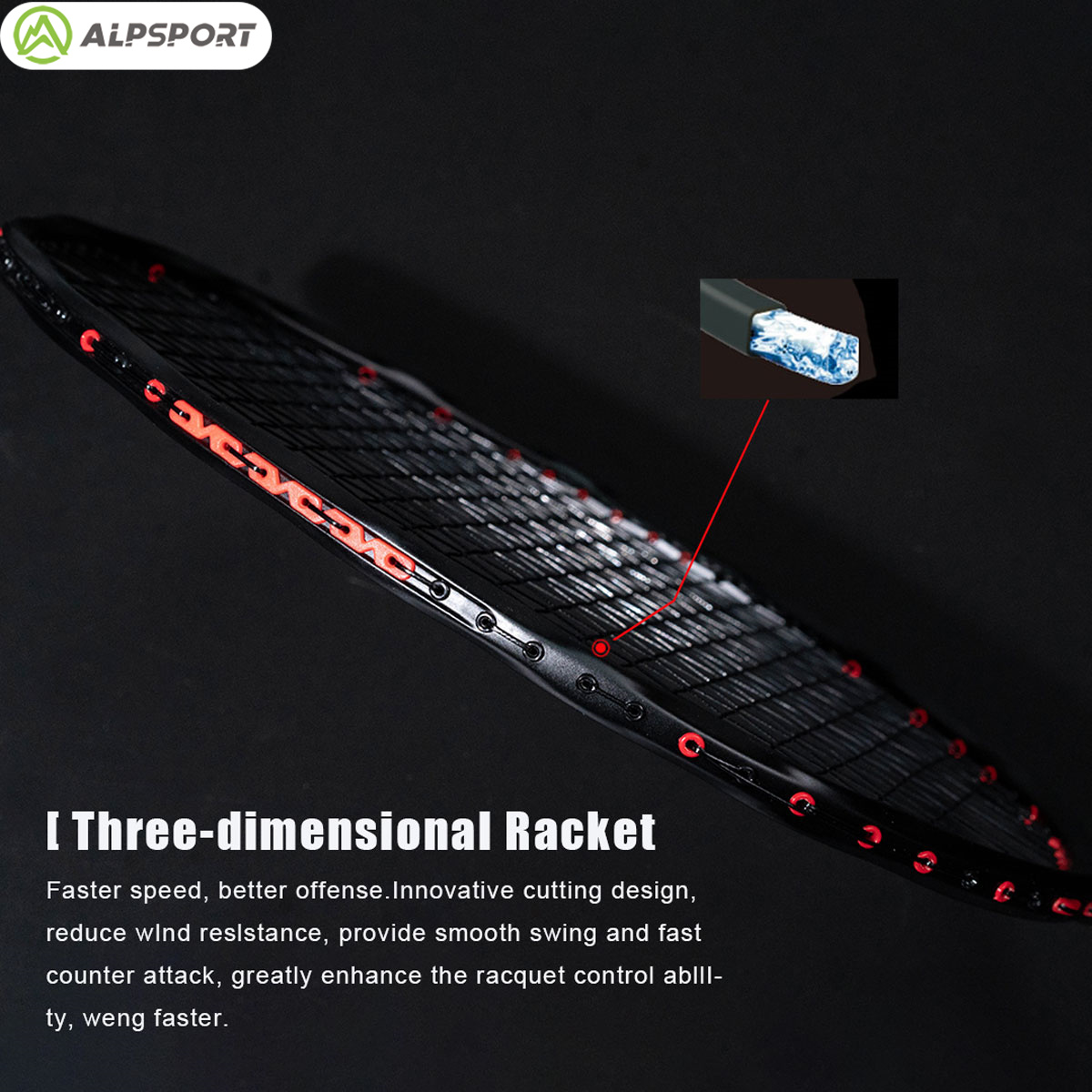 Alpsport MH-V5 5U 75g Wave Leg – обзор и цена Li Ning Racket